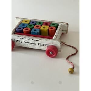 Vintage PlaySkool Col-o-rol wagon